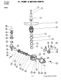 PUMP ASSEMBLY Diagram and Parts List for DU486-C  Jenn-Air Dishwasher