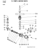PUMP ASSEMBLY Diagram and Parts List for DU498-C  Jenn-Air Dishwasher