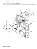 TUB Diagram and Parts List for DU466W-25  Jenn-Air Dishwasher