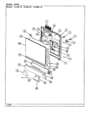 DOOR Diagram and Parts List for DU466-45  Jenn-Air Dishwasher