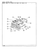 CONTROL PANEL Diagram and Parts List for DW441C119  Jenn-Air Dishwasher