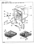 RACK ASSEMBLY Diagram and Parts List for DW441C119  Jenn-Air Dishwasher