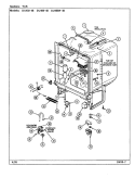 TUB Diagram and Parts List for DU466W-48  Jenn-Air Dishwasher