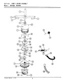 PUMP ASSEMBLY Diagram and Parts List for DU599W  Jenn-Air Dishwasher