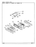 CONTROL PANEL (DW489WC119, 129, 139) Diagram and Parts List for DW489WC139  Jenn-Air Dishwasher