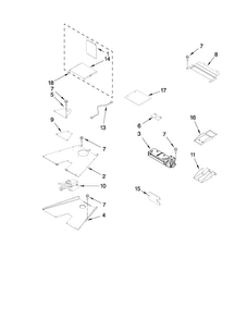 Venting Parts Diagram and Parts List for JGRP430WP00  Jenn-Air Range