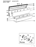 COVER ASSEMBLY Diagram and Parts List for 2514B  Jenn-Air Cooktop