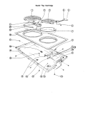 METAL TOP CARTRIDGE Diagram and Parts List for 3860ERS  Jenn-Air Cooktop