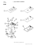 ESCUTCHEON ASSEMBLY Diagram and Parts List for C300  Jenn-Air Cooktop