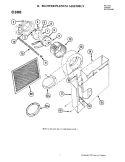 BLOWER ASSEMBLY Diagram and Parts List for C300  Jenn-Air Cooktop