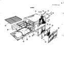 OVEN Diagram and Parts List for 88169  Jenn-Air Range