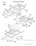BURNER BOX ASSEMBLY Diagram and Parts List for G101  Jenn-Air Cooktop