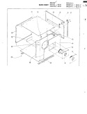 BODY Diagram and Parts List for 800264  Jenn-Air Wall Oven
