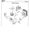 POWER CONTROL Diagram and Parts List for 4001EMC  Jenn-Air Microwave