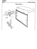 BUILT - IN TRIM KIT Diagram and Parts List for 4001EMC  Jenn-Air Microwave
