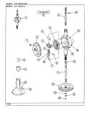 TRANSMISSION Diagram and Parts List for LSE2700W  Jenn-Air Washer Dryer Combo