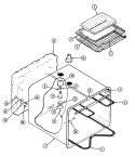 OVEN Diagram and Parts List for 21238  Jenn-Air Wall Oven