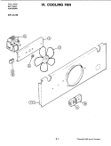 COOLING FAN Diagram and Parts List for 21238  Jenn-Air Wall Oven