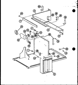 Part Location Diagram of C6179201 Whirlpool Supt-heater assy