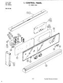 CONTROL PANEL (LOWER) Diagram and Parts List for 21336  Jenn-Air Microwave Oven Combo