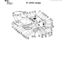 LINER Diagram and Parts List for M144  Jenn-Air Microwave