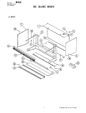 BODY Diagram and Parts List for M400  Jenn-Air Microwave Oven Combo