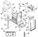 Part Location Diagram of 41001139 Whirlpool GUIDE- REA