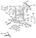 Part Location Diagram of WP4387911 Whirlpool Refrigerator Light Switch