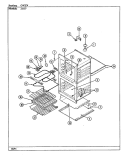 OVEN Diagram and Parts List for 21137  Jenn-Air Wall Oven