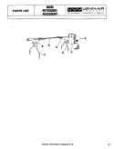 ROTISSERIE ACCESSORY Diagram and Parts List for 86436  Litton Cooktop