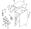 Part Location Diagram of 776017 Whirlpool CLIP, TOP MOUNTING