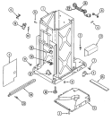 Part Location Diagram of WP9870444 Whirlpool Trash Compactor Panel Inner