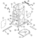 FRAME (SERIES 2 - 5) Diagram and Parts List for TC407B  Jenn-Air Trash Compactor