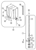 Part Location Diagram of WPW10451272 Whirlpool Power Screw Assembly