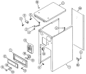 Part Location Diagram of W10852377 Whirlpool Knob