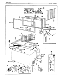 CHEST FREEZER Diagram and Parts List for JC15  Jenn-Air Freezer