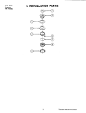 INSTALLATION PARTS Diagram and Parts List for GC431  Jenn-Air Food Waste Disposer