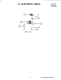 ELECTRICAL PARTS Diagram and Parts List for GC431  Jenn-Air Food Waste Disposer