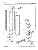 Part Location Diagram of 66720-1 Whirlpool DOOR HANDLE