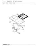 Part Location Diagram of 74005189 Whirlpool Rear Burner
