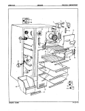 Part Location Diagram of 68366-6 Whirlpool Shelf & Shelf Support