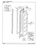 Part Location Diagram of 65678-4 Whirlpool LINER, DOOR