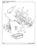 OPTIONAL ICE MAKER KIT Diagram and Parts List for JRS226 AQ21B Jenn-Air Refrigerator