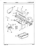 ICE MAKER SECTION Diagram and Parts List for JRSI205 9Q05B Jenn-Air Refrigerator
