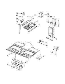 Interior And Ventilation Parts Diagram and Parts List for MMV1174DH4  Maytag Microwave