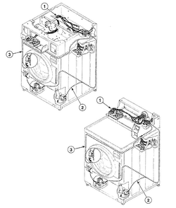 Harnesses Diagram and Parts List for SWFT71WN  Speed Queen Washer