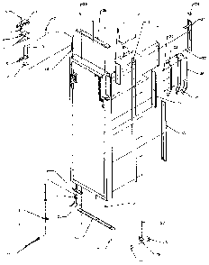 Refrigerator Door Hinge And Trim Parts Diagram and Parts List for SZDE27N-P1162202W  Amana Refrigerator