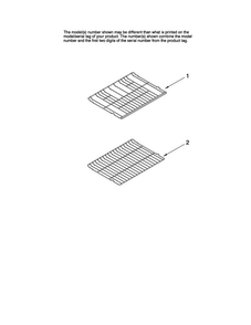 Rack Parts Diagram and Parts List for MGR6751BDW17  Maytag Range