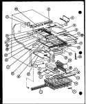 Page 3 Diagram and Parts List for 86058 P7812530W Amana Refrigerator