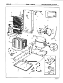 UNIT COMPARTMENT & SYSTEM Diagram and Parts List for JRS223 8N07A Jenn-Air Refrigerator